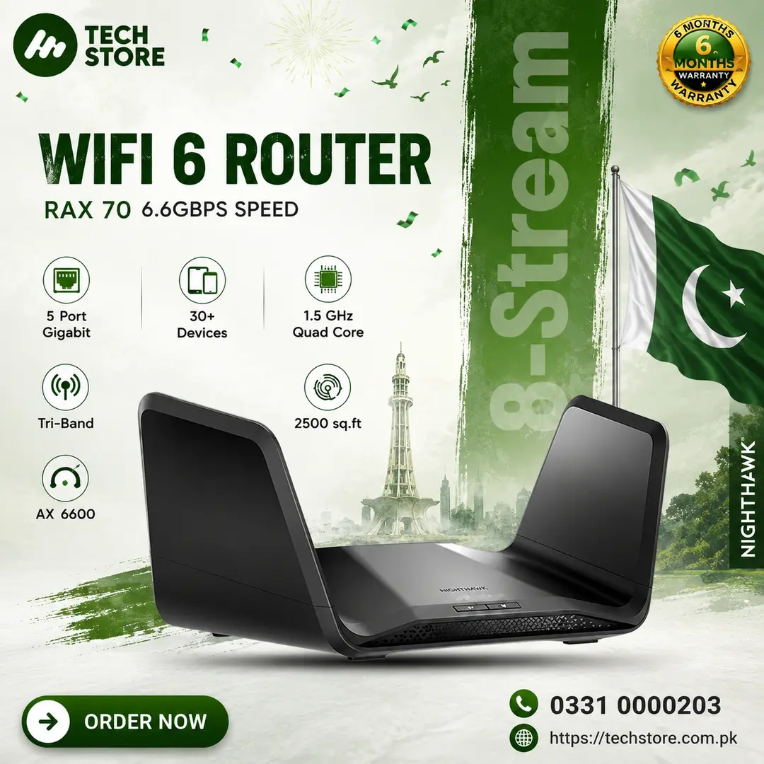 Netgear Rax 80 Wifi 6 Router