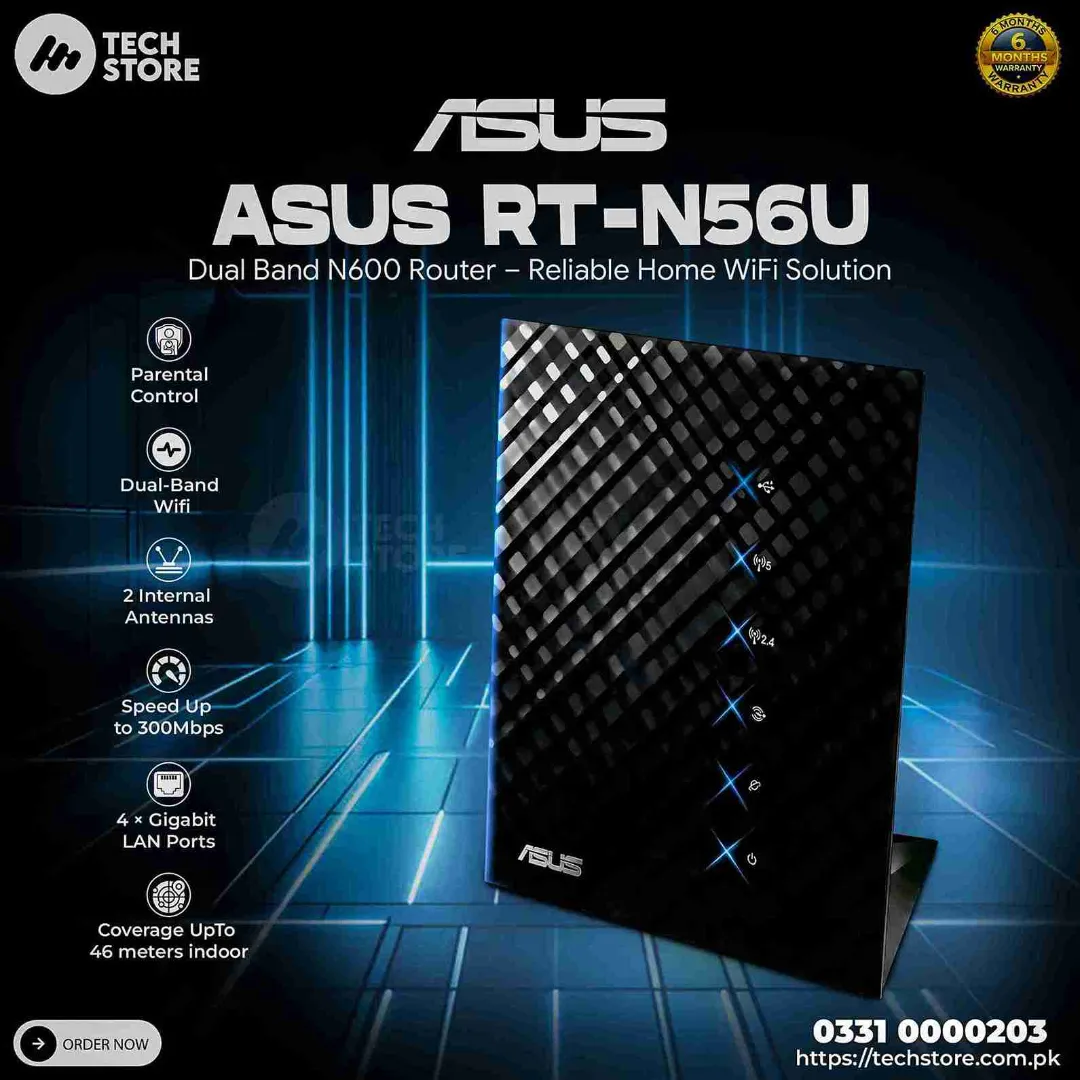 Asus RT-N56U Dual-Band Gigabit Wireless-N Router 48 channal Euroup Varient