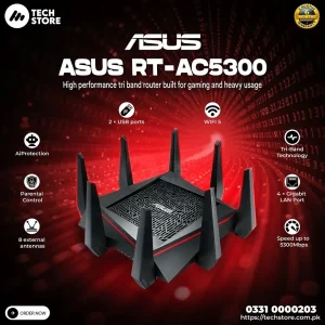 ASUS RT-AC5300 Tri-Band Gigabit WiFi Gaming Router