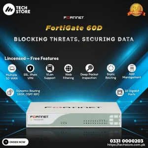 Fortinet FortiGate-60D, FG-60D Next Generation Firewall UTM Appliance FG-60D