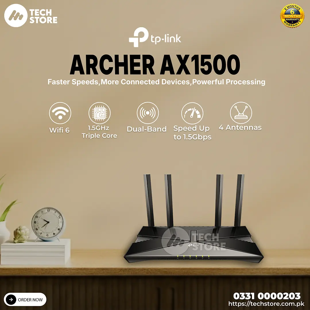 Tp link Archer AX1500 Wi-Fi 6 Router Best Tp-link Router in Pakistan