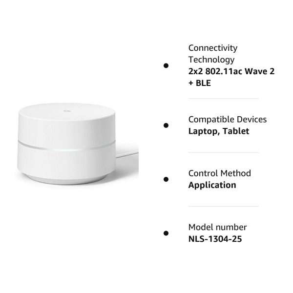 Google-WiFi-System-Router-Replacement -1-Pack-Branded-Used
