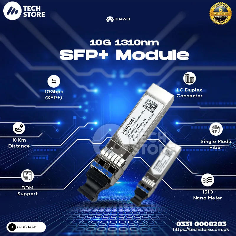 Huawei 10G-1310nm-10km-SM-SFP+ SFP-10G-LRV Optical Transceiver,SFP + Single-mode Module
