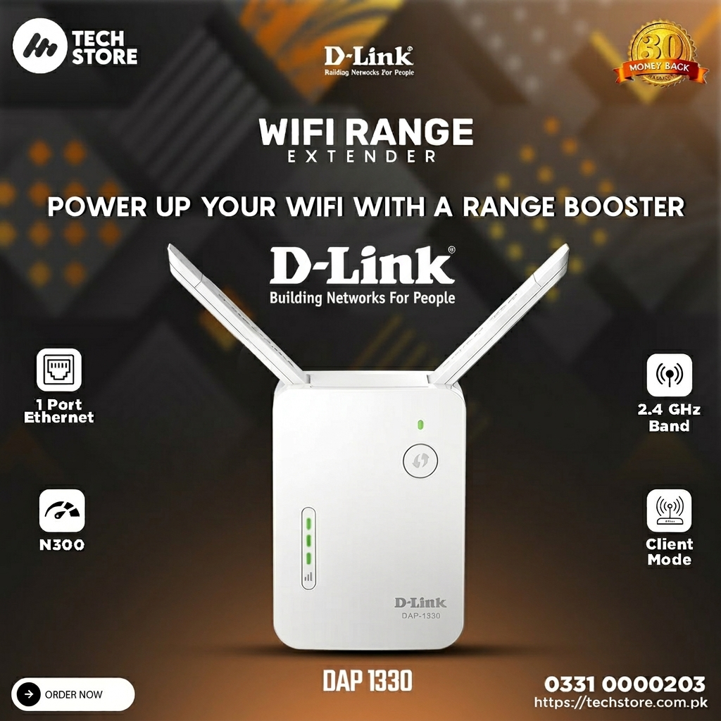 D-Link DAP-1330 N300 Wireless WiFi Range Extender