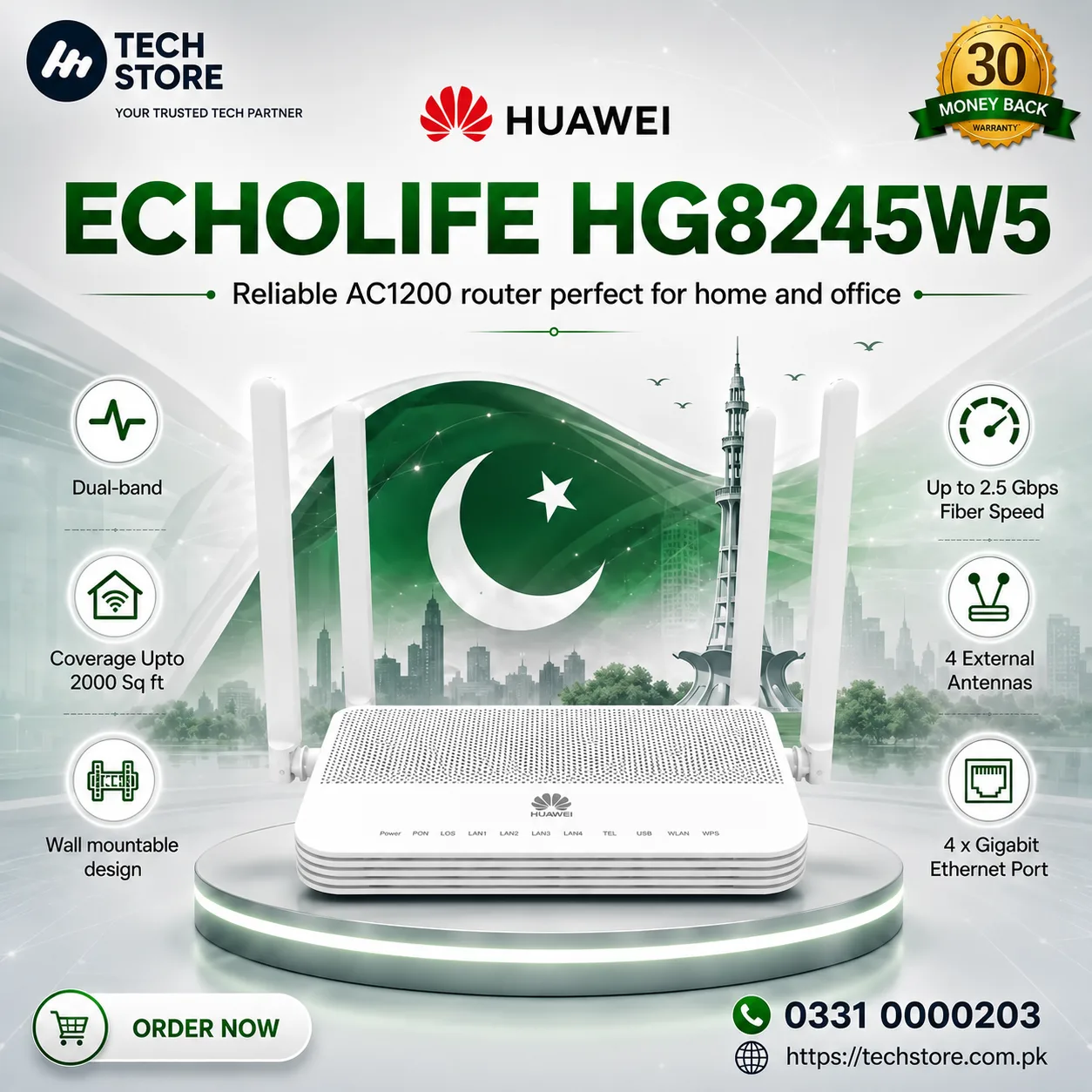 Huawei HG8245W5 Dual Band Router