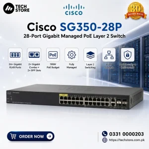 Cisco SG350-28P 28-Port Gigabit
