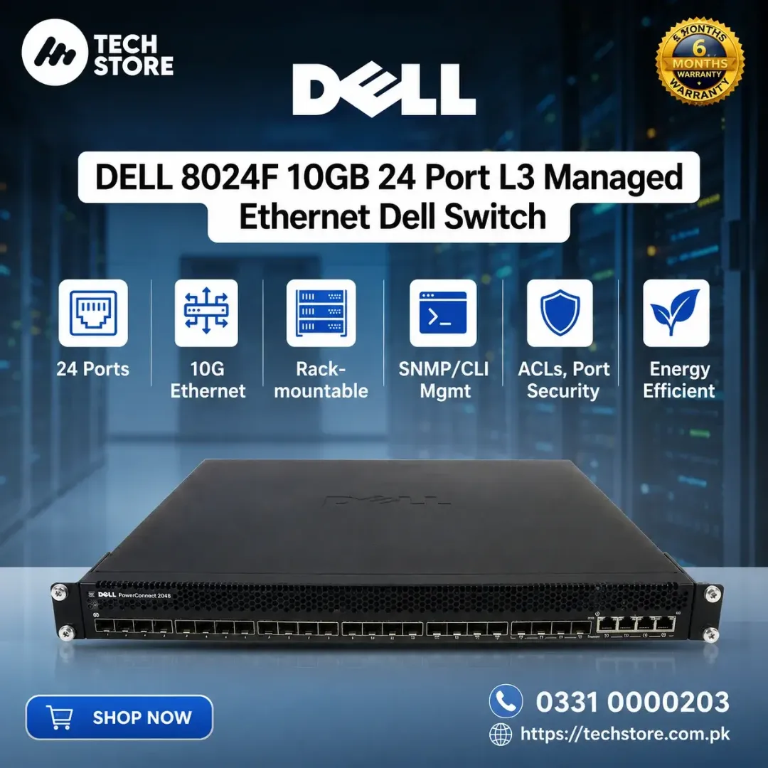 Dell PowerConnect 8024F 10GB 24 Port Ethernet switch