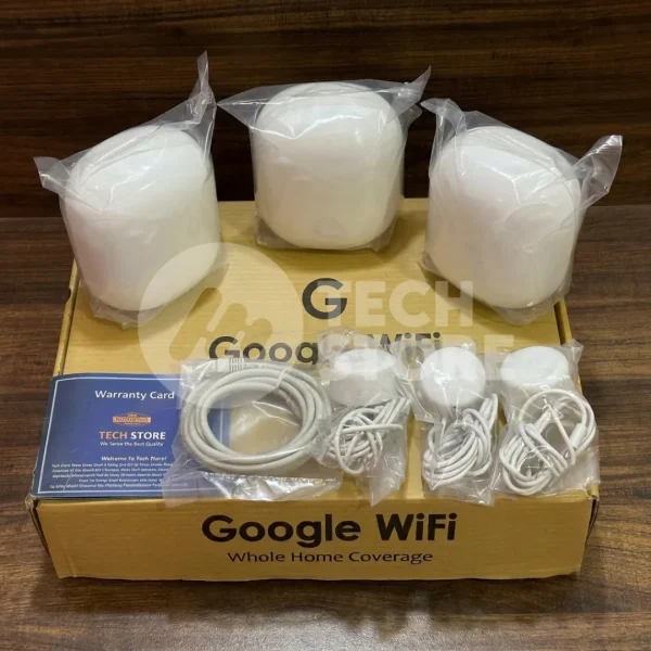 Google Fiber Router 6 Mesh Router Google Nest WiFi Pro - 6E - Mesh WiFi Router in Pakistan