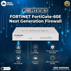 FORTINET FortiGate-60E Next Generation Ultimate Firewall