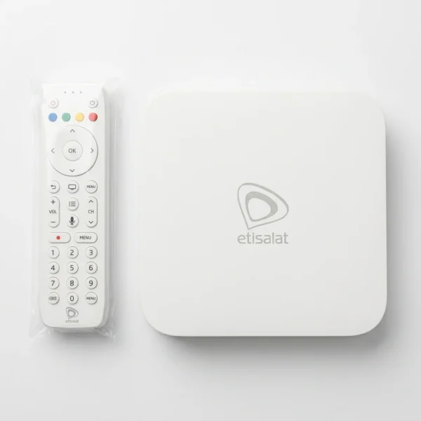 Etisalat Android TV Box with 500GB Hard Drive & Voice Remote