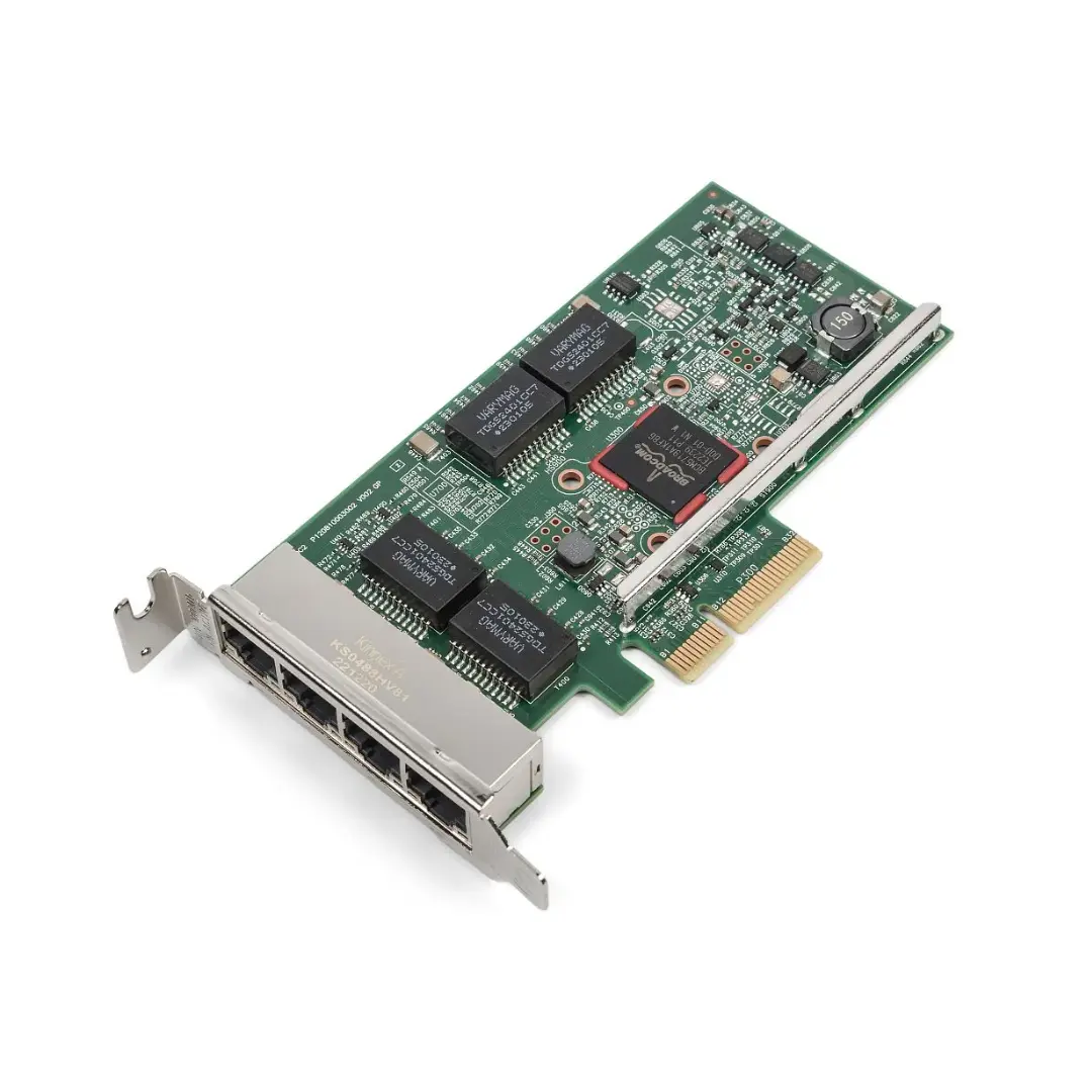 Broadcom BCM5719 Quad-Port Gigabit Ethernet LAN Card – PCIe x4 Server Adapter 2 Broadcom BCM5719 Quad-Port Gigabit Ethernet LAN Card