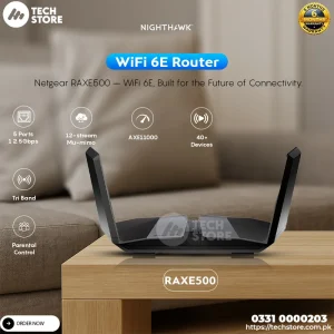 Nighthawk Router WiFi 6E Router RAXE500 Netgear Nighthawk Router AXE11000