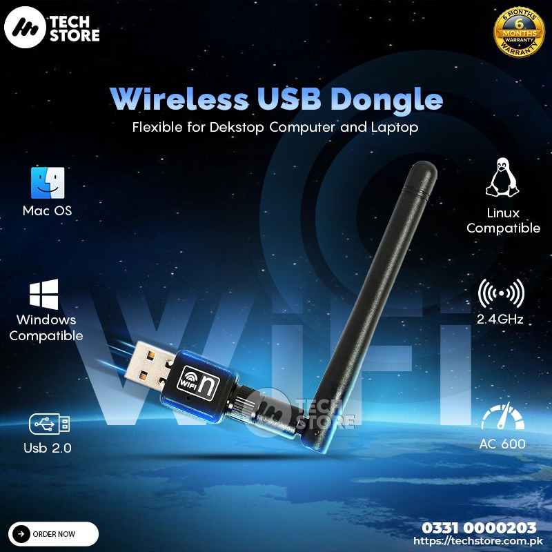 Wireless USB Dongle AC600 Price in Pakistan | Wi-Fi Adapter for PC & Laptop 1 Wireless USB Dongle AC600 Price in Pakistan Wi-Fi Adapter for PC & Laptop