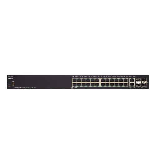 Cisco SG350-28 Managed Switch | 28 Gigabit Ethernet (GbE) Ports (With Cisco Box) - Image 2