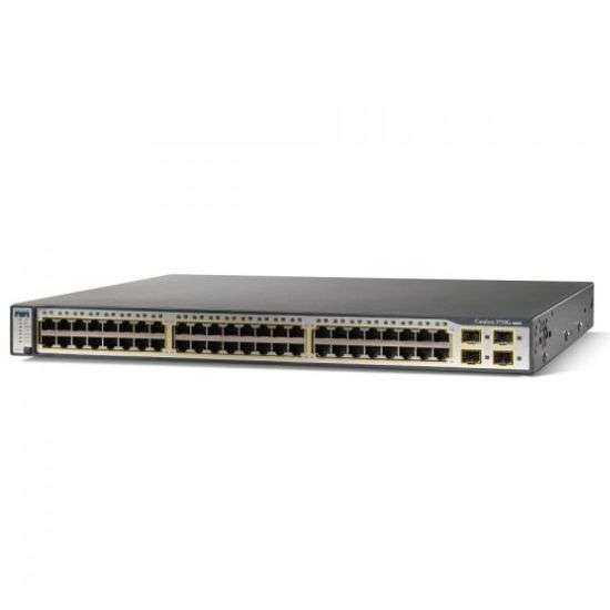 Cisco Switch | WS-C3750-48TS-S 3750 48 Port 10/100-4 SFP STND CATALYST Switch (Branded Used) - Image 2