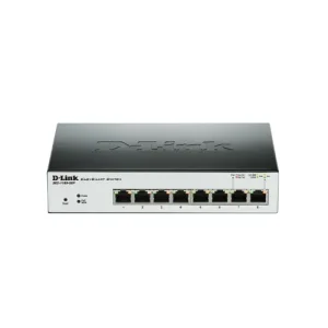 D-Link DGS-1100-08P 8-Port Gigabit Smart Managed PoE Switch