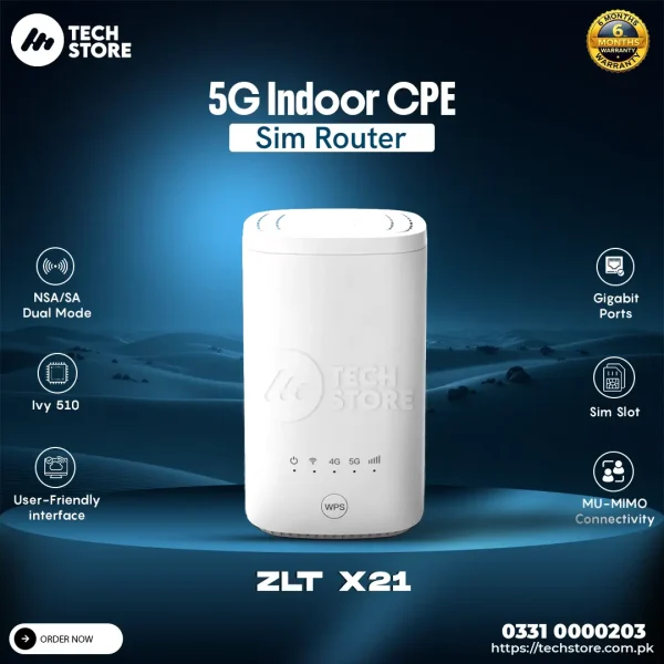 Signal Router Zkt Price ZLT X21 4G+5G SIM Router All SIM Working Router in Pakistan