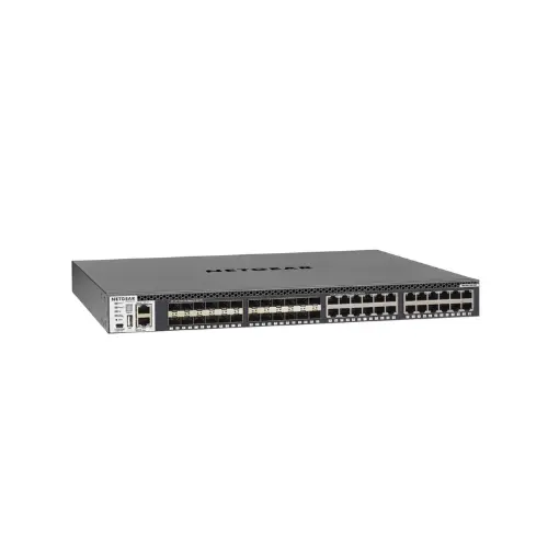 NETGEAR Switch M4300-24x24f Xsm4348s Stackable Managed With 48x10g Including 24x10gbase-t And 24xsfp+