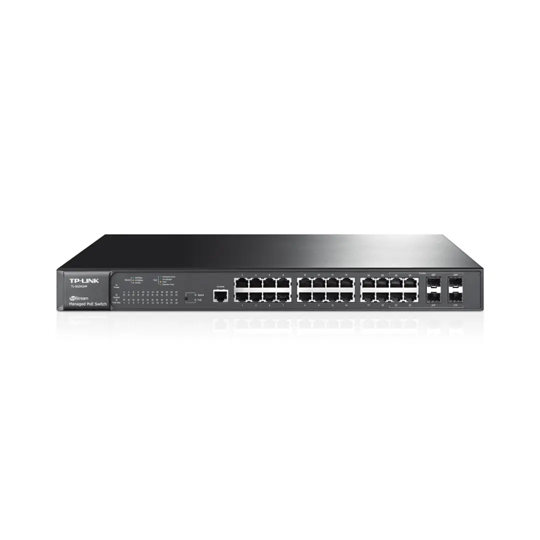 TP-Link TL-SG3424P 24-Port Gigabit Managed PoE Switch