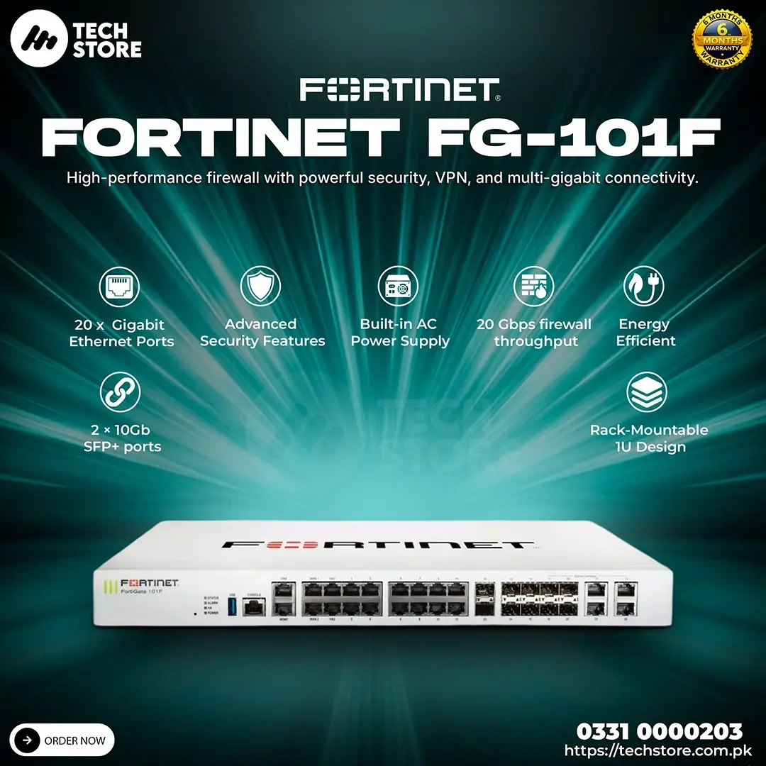 Fortinet FG-101F-BDL-950-12 Firewall Price in Pakistan Tech Store
