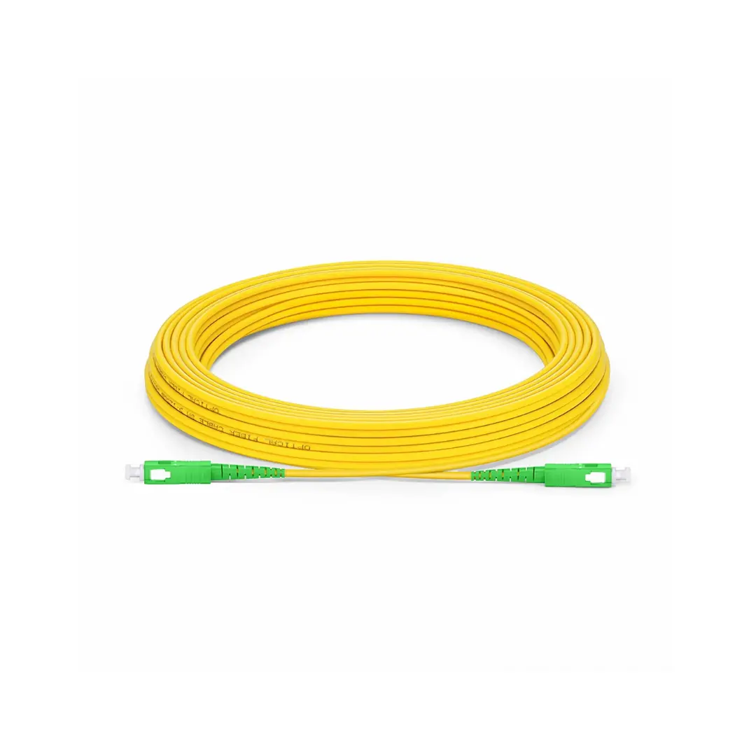 Optical Fiber Patch Cord Simplex SC/APC To SC/APC SM SX 3M Pigtail FTTH CATV Optic Patch Cord Cable 1000mbbs speed