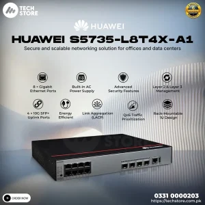 Huawei S5735-L8T4X-A1 8xGE + 4x10GE Managed Switch