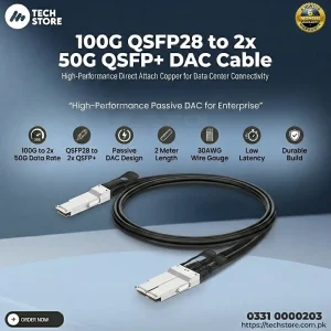 100G to 2x 50G DAC Cable
