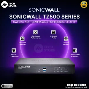 Dell SonicWall TZ500 8-Port Gigabit Firewall Network Security Appliance