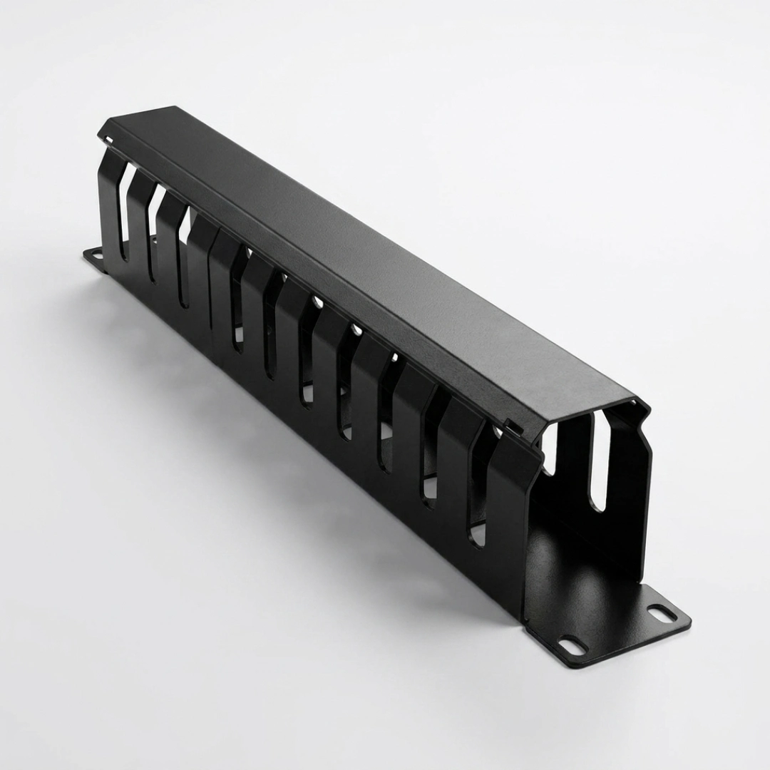 Metal Body Cable Manager 1U Rack Mount 19-Inch