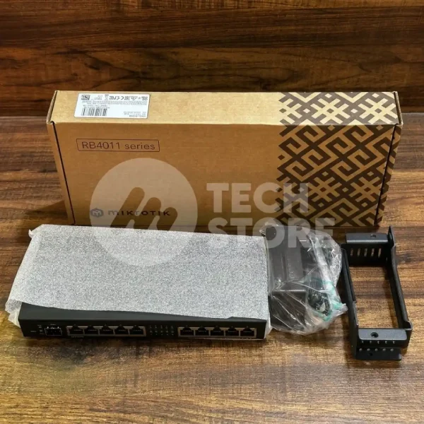 Grohmann 10 Router MikroTik RB4011iGS+RM Gigabit Router – 10 Ports | Quad-Core CPU | SFP+ ...