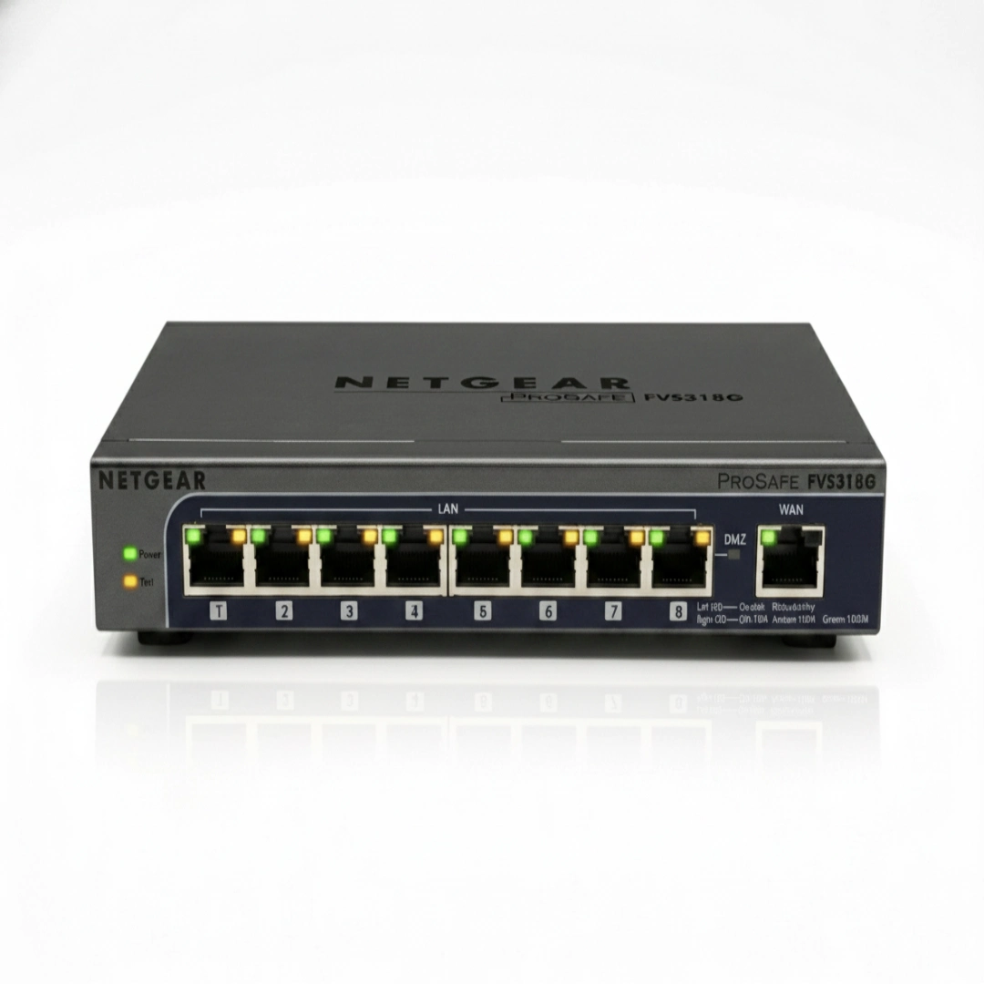 NETGEAR ProSAFE FVS318G VPN Firewall – 8-Port Gigabit Security Appliance