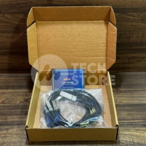 QSFP28 100G to 4x SFP28 25G passive copper DAC breakout cable 2m length