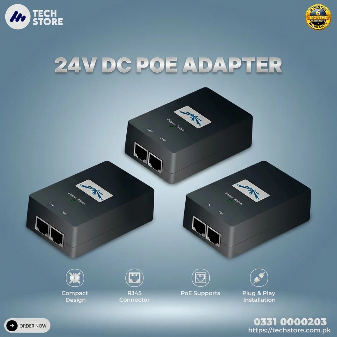 Ubiquiti-POE-24-Power-Over-Ethernet-24v-1Amp-Ubiquiti-PoE-24-PoE-Adapter