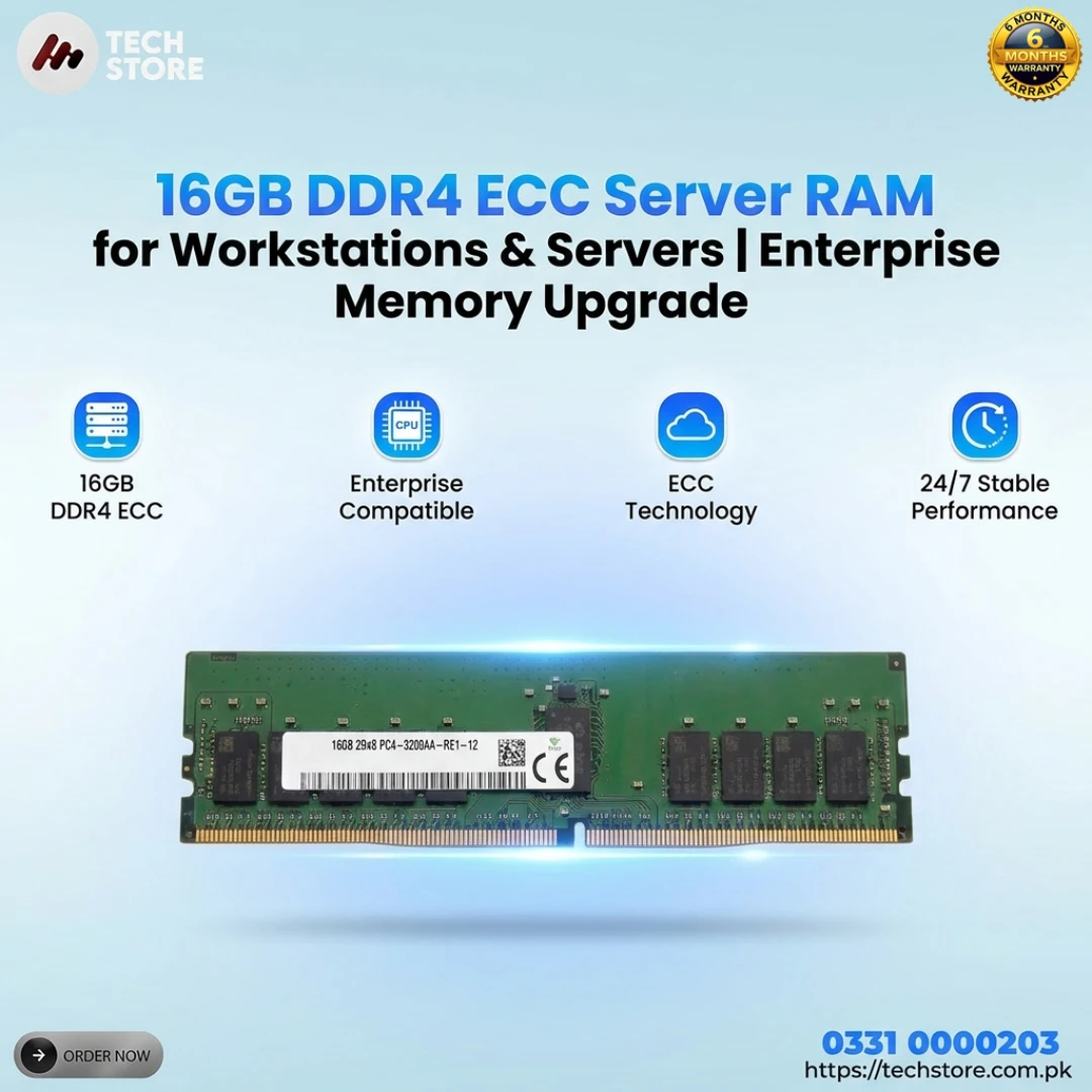 16GB DDR4 ECC Server RAM for Workstations & Servers Enterprise Memory