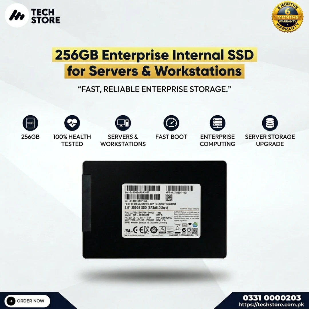 256GB Enterprise Internal SSD for Servers & Workstations