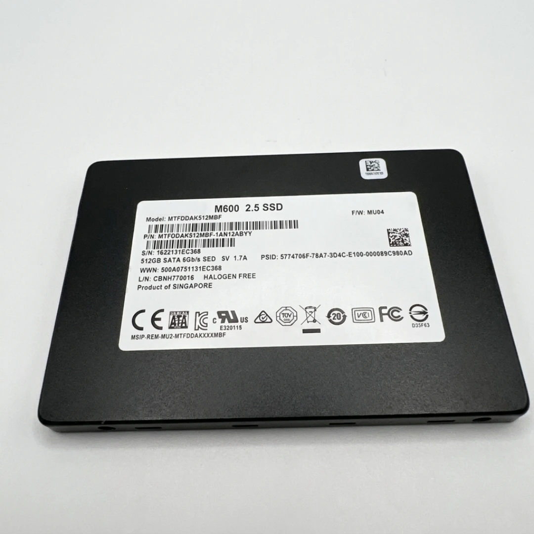 512GB Enterprise Internal SSD for Servers & Workstations