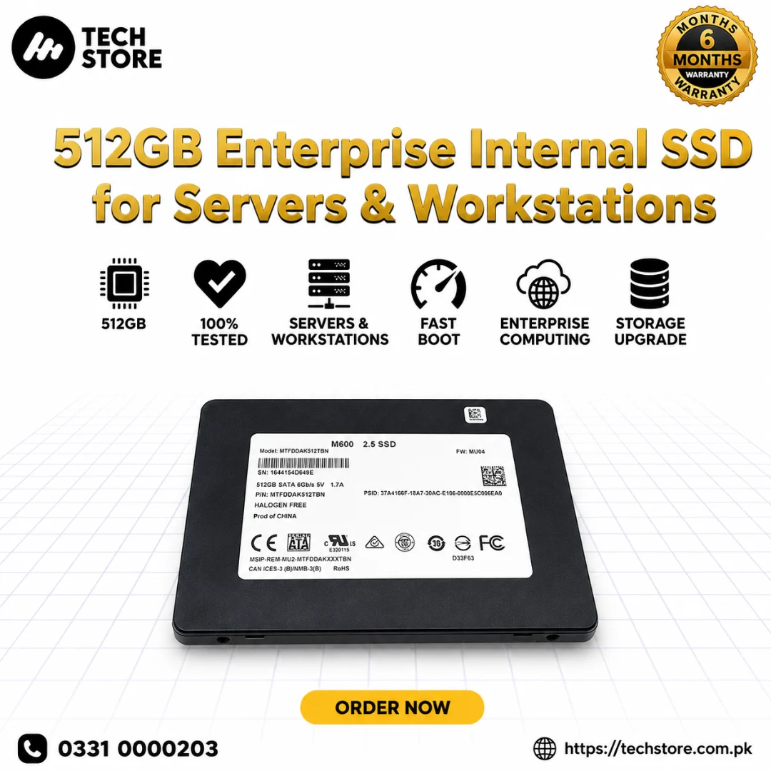 512GB Enterprise Internal SSD for Servers & Workstations