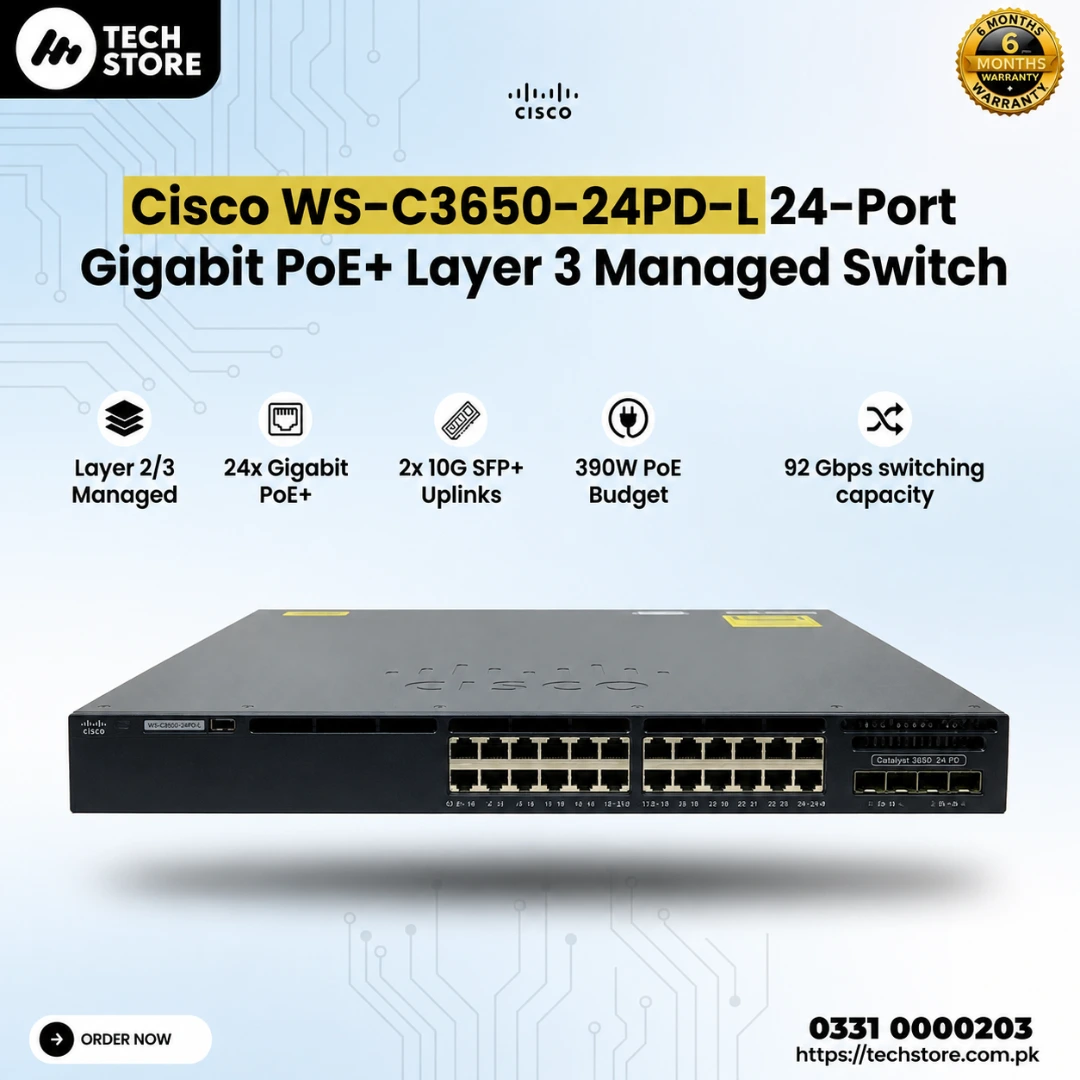 Cisco WS-C3650-24PD-L