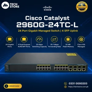 Cisco Catalyst 2960G-24TC-L 24 Port Gigabit