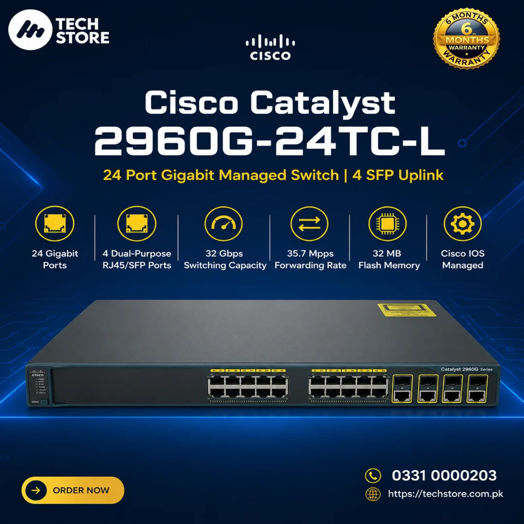 Cisco Catalyst 2960G-24TC-L 24 Port Gigabit