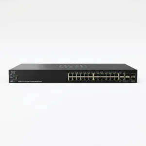 Cisco SG550X-24-K9-NA 24-Port Gigabit Layer 3 Stackable Managed Switch