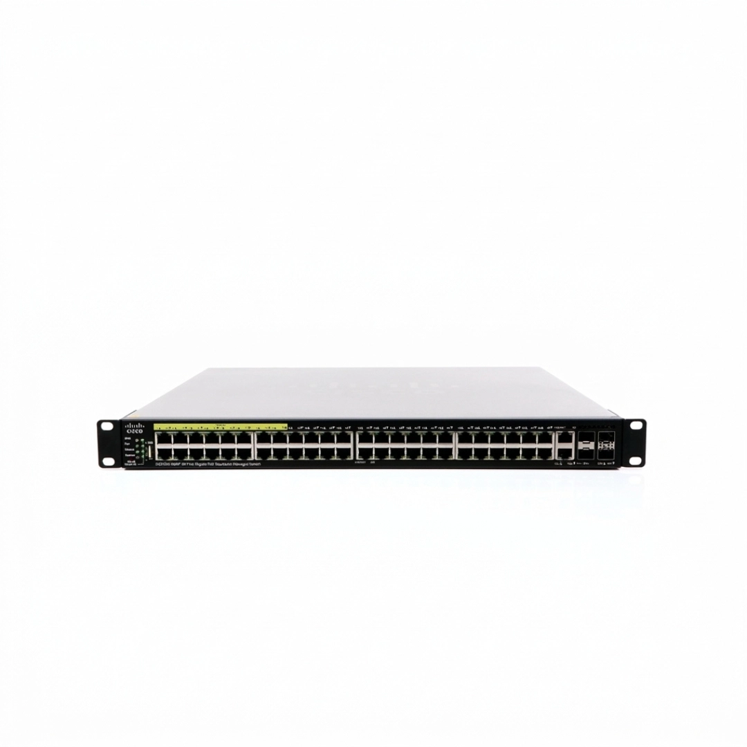 Cisco SG550X-48MP-K9-NA 48-Port Gigabit PoE+ Layer 3 Stackable Managed Switch