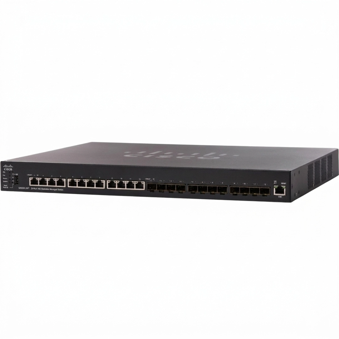 Cisco SX550X-24FT-K9-NA 24-Port 10G Layer 3 Stackable Managed Switch