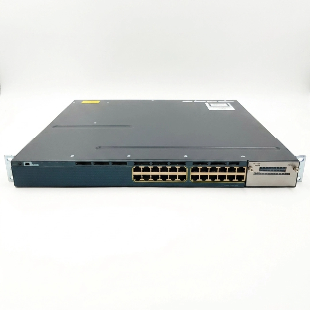 Cisco WS-C3560X-24P-S 24-Port Gigabit PoE+ Layer 3 Managed Switch Modular Uplink Support