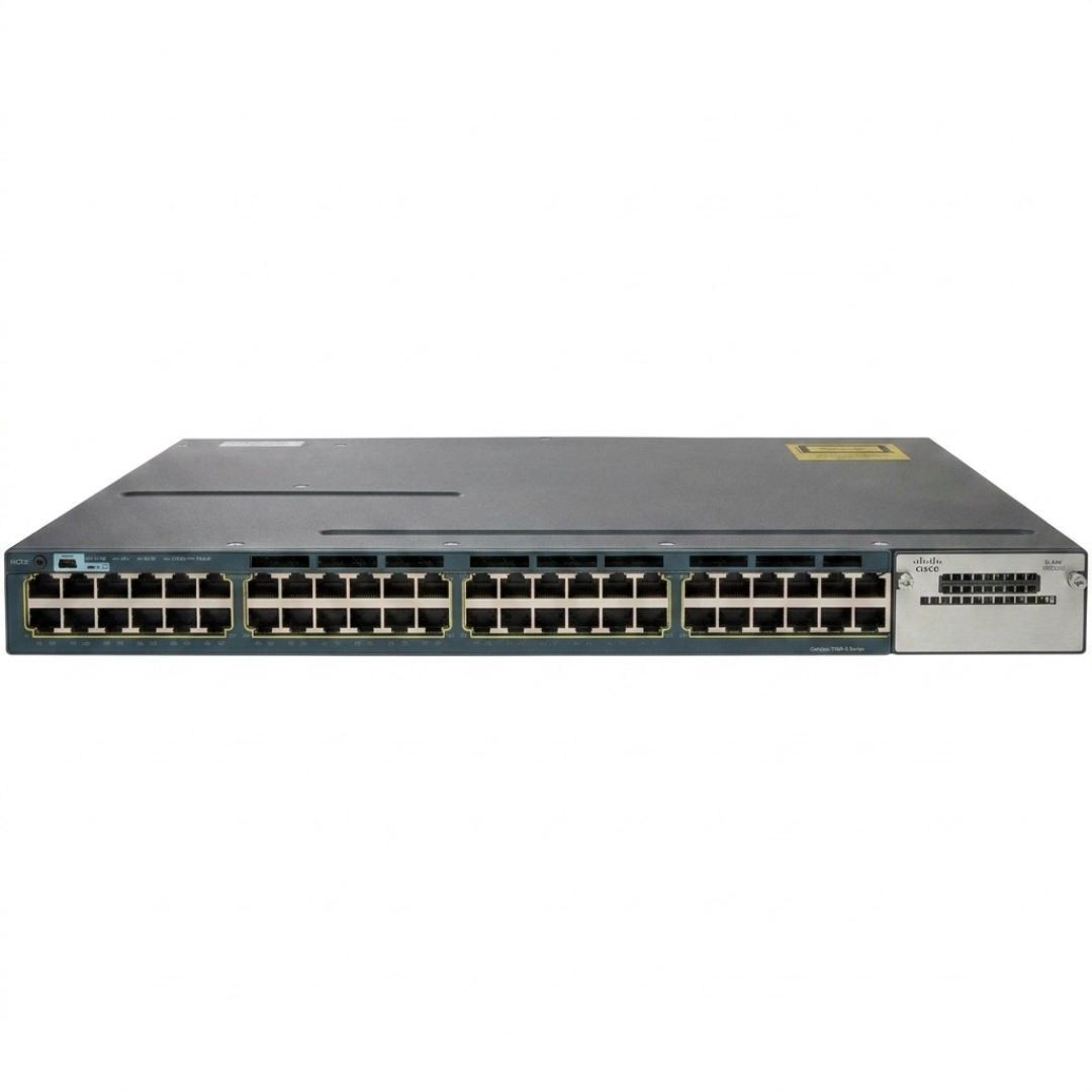 Cisco WS-C3560X-48PF-S 48-Port Gigabit PoE+ Layer 3 Managed Switch 10G Uplink Support