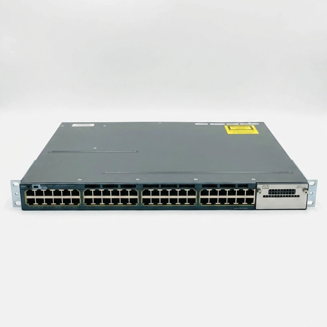 Cisco WS-C3560X-48PF-S 48-Port Gigabit PoE+ Layer 3 Managed Switch 10G Uplink Support