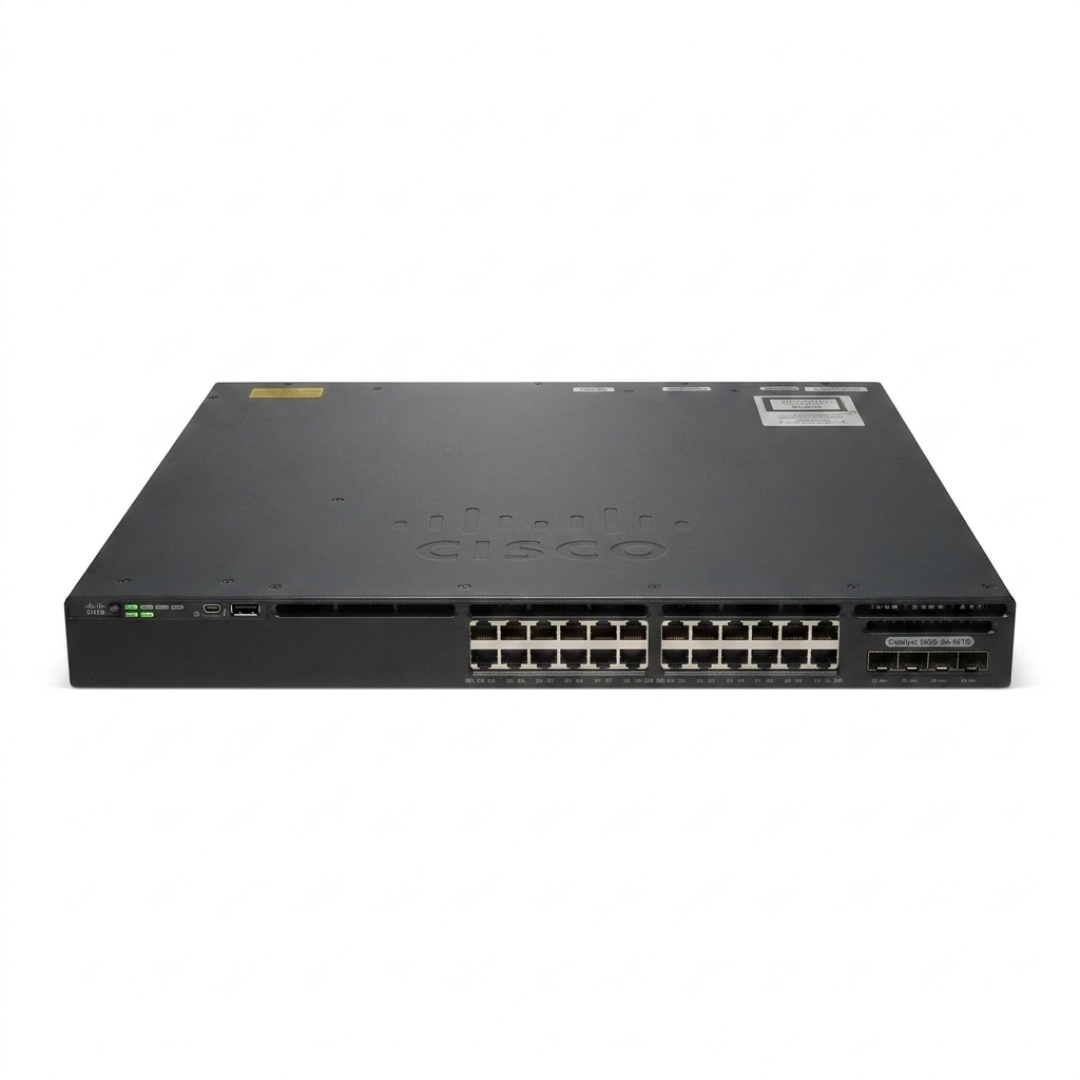 Cisco WS-C3650-24TS-L 24-Port Gigabit Layer 3 Managed Switch 4×1G SFP Uplinks