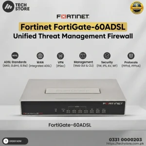 Fortinet FortiGate-60ADSL Unified Threat Management Firewall