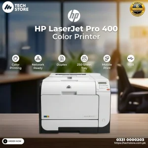 HP LaserJet Pro 400 Color Printer with HP ePrint & Network Printing