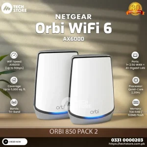 Netgear Wifi Mesh Orbi 850 Pack Of 2